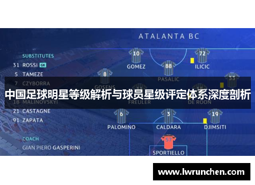 中国足球明星等级解析与球员星级评定体系深度剖析